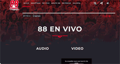 Desktop Screenshot of 88stereo.com